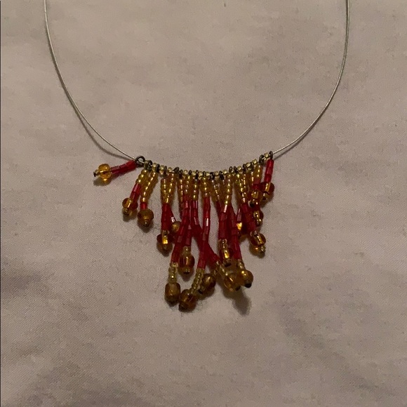 🟢 5/$20 Bundle: Pop of color necklace - Picture 2 of 2